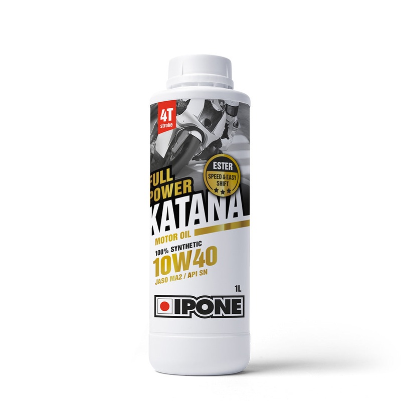 1L 10W40 Full Power Katana 100% Synthetic Oil IPONE. Supersede 801021 (800359)