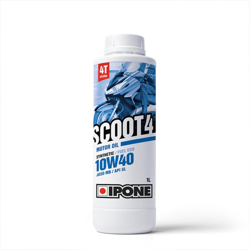 1L 10W40 Scoot 4 Semi Synthetic Oil IPONE (800383)