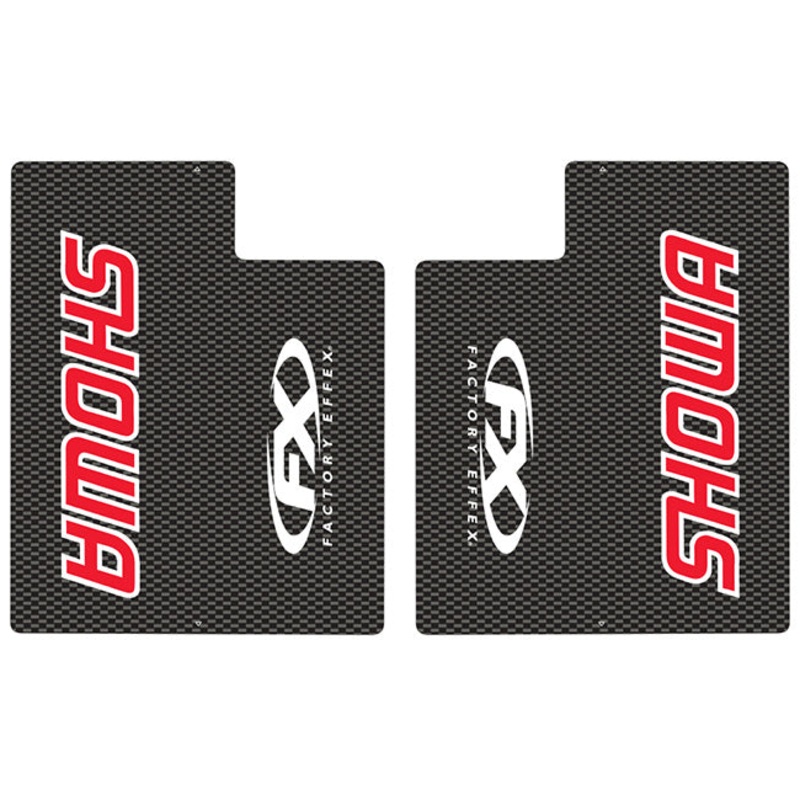 Carbon Upper Fork shields showa/red Factory FX (FX02-7010)