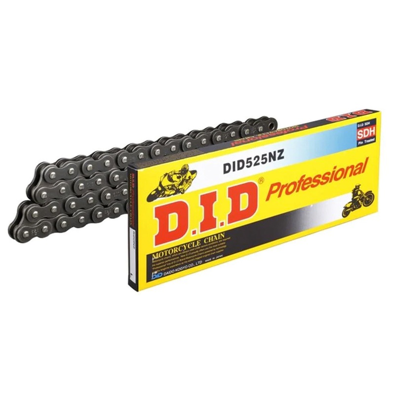 530NZ x 120FB solid bush chain w/ FJ clip link (50) DID (530NZ120)