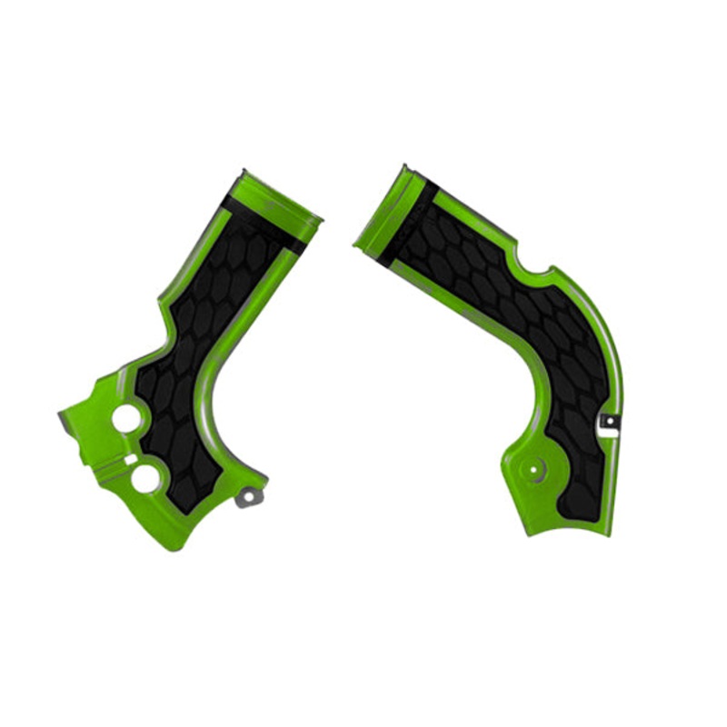 X-Grip Frame Guards Green/Black KX450F 12-18 Acerbis (17814.130)