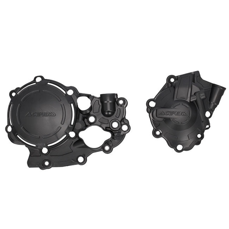 X-Power Engine Case Cover Kit Black CRF250R/RX-300RX Acerbis (25028.090)