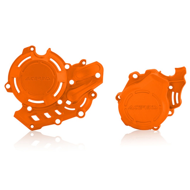 X-Power Engine Case Cover Kit Orange-016 KTM Acerbis (23153.011.016)