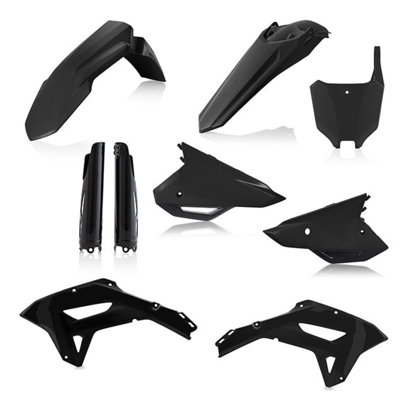 Full plastic kit CRF450RX 2021-23 250RX 22 Black Acerbis (24582.090)