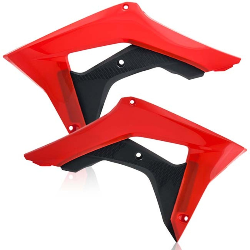 Radiator Scoops Red/Black CRF250/450R 18-21/17/20 Acerbis (22381.349)