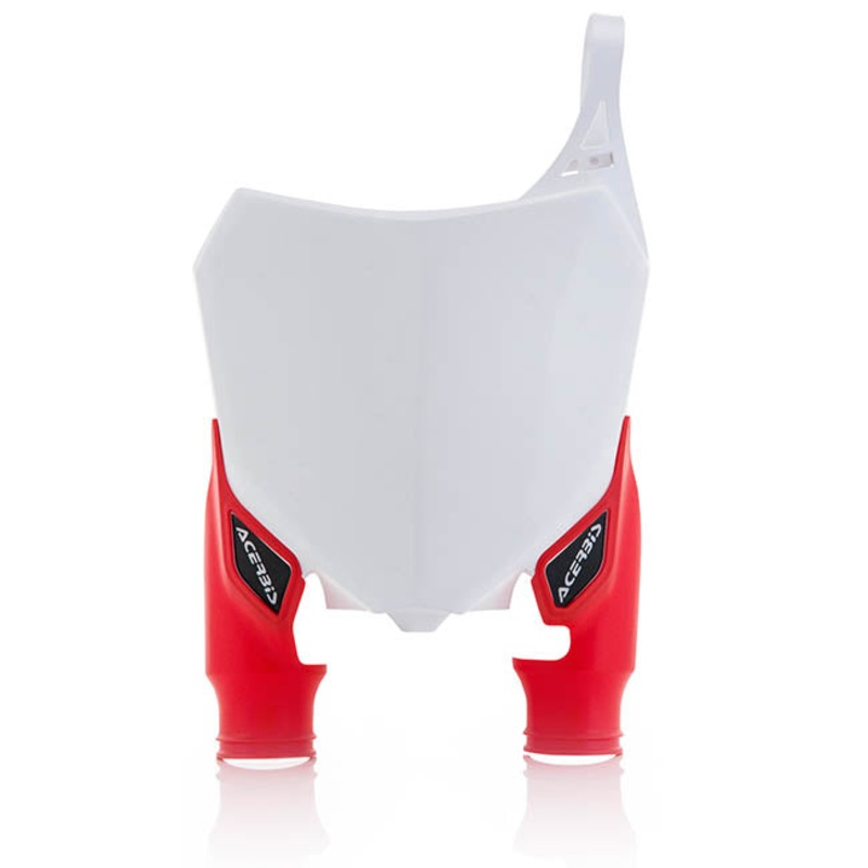 *Raptor Fr No Plate White/Red Honda Acerbis (22142.239)