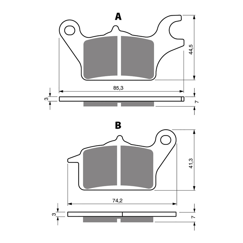 GOLDfren Brake Pads GF336 - S3