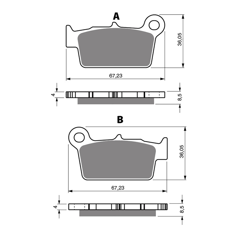 GOLDfren Brake Pads GF346 - K5