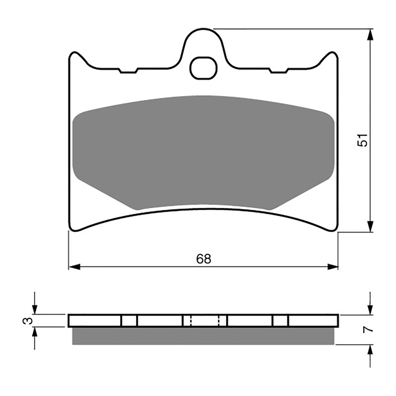 GOLDfren Brake Pads Off-Road Racing GF019 - K5 (PR119)