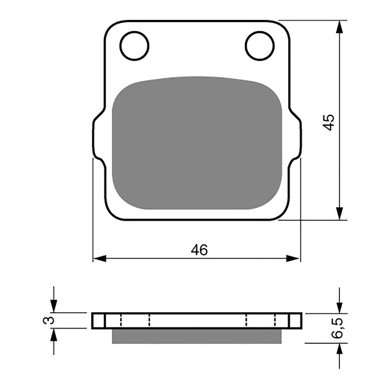 GOLDfren Brake Pads Off-Road Racing GF077 - K5 ( PR25 )