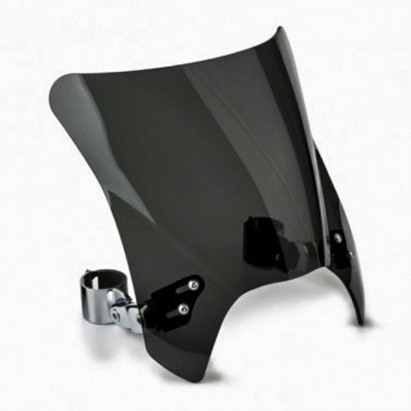 NATIONAL CYCLE MOHAWK WINDSHIELD DARK TINT CHROME HARDWARE N2835-001