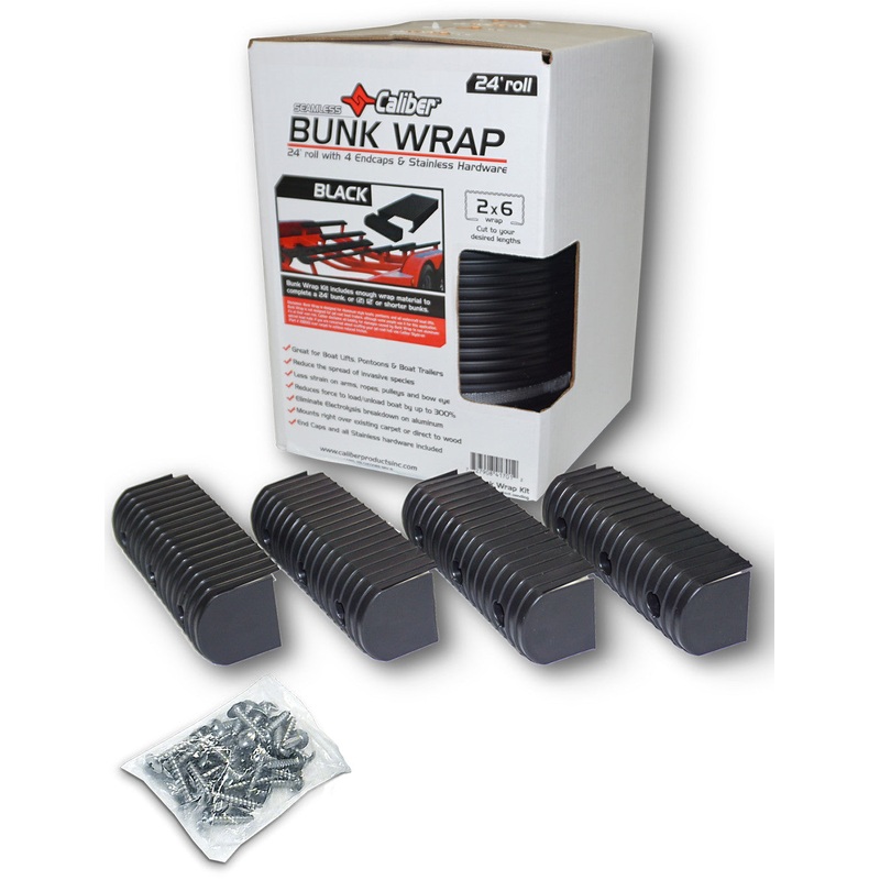 CALIBER BUNK WRAP BLACK 2"X6"X16FT ROLL 23052-BK