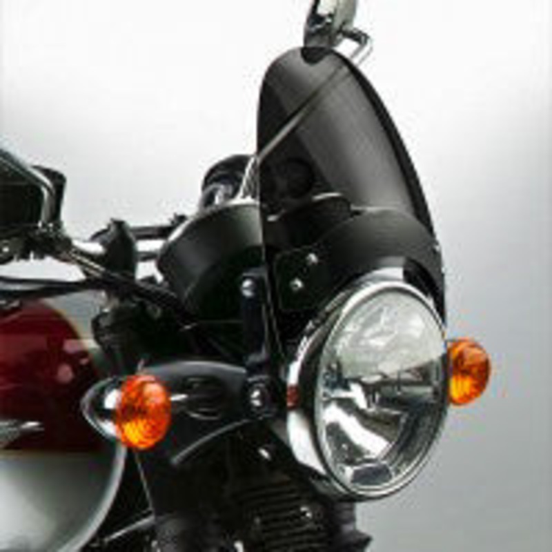 NATIONAL CYCLE FLYSCREEN WINDSCREEN DARK SMOKE BLACK HARDWARE N2537-002