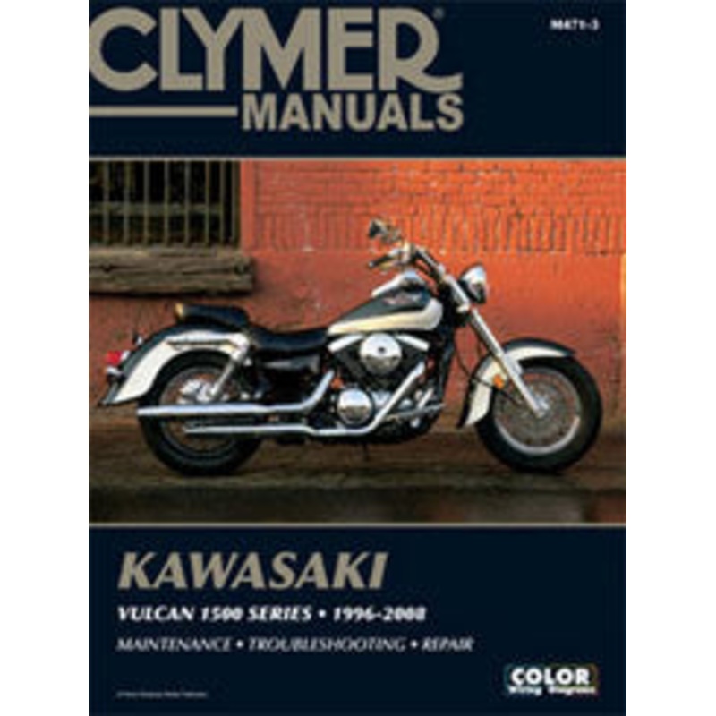 CLYMER REPAIR MANUAL KAW VN1500 VULCAN CLASS CM471-3