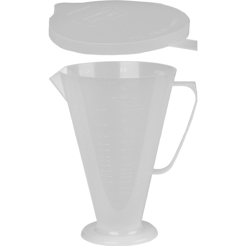 RATIO RITE MEASURING CUP w/Lid Premix