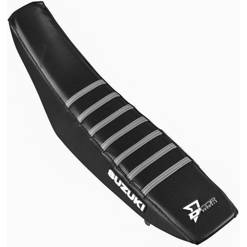 D'COR SEAT COVER BLACK/GREY RIBS 30-40-465