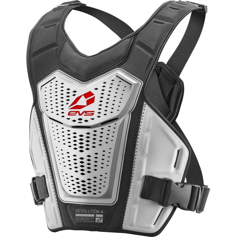 EVS REVO 4 ROOST GUARD WHITE LG/XL RV4-W-L/XL