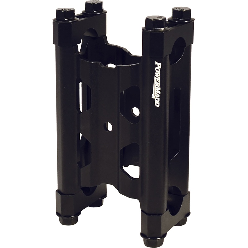 POWERMADD NARROW PIVOT RISER 4" W/BOLTS & CLAMPS 45740