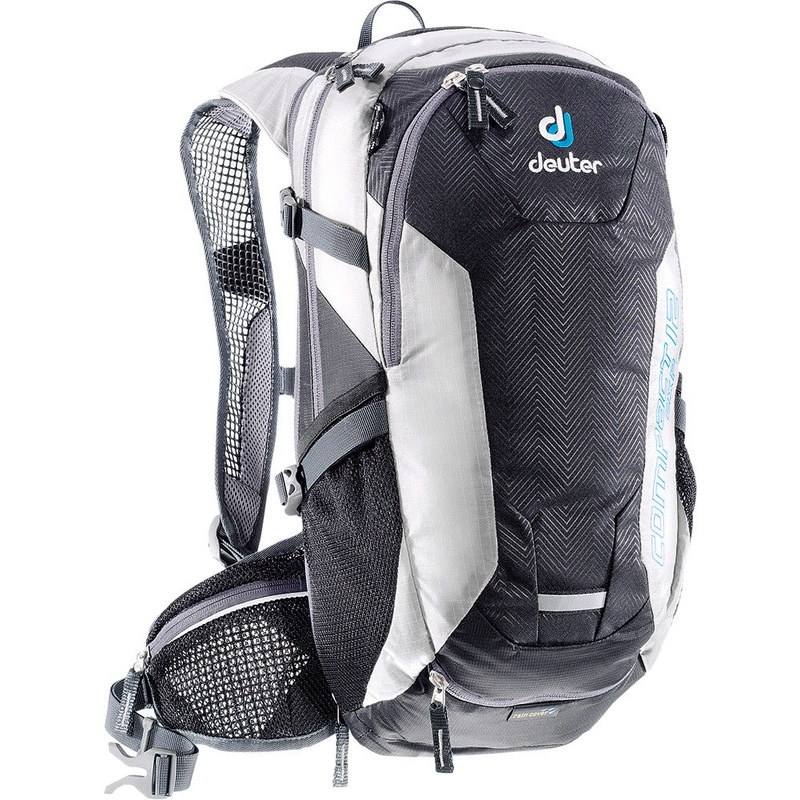 DEUTER COMPACT EXP 12 BACKPACK BLACK/WHITE 19X9.4X7.1" 3200215 70000