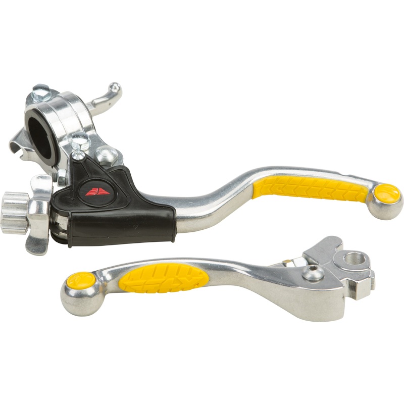 FLY RACING EASY PULL PRO KIT SHORTY YELLOW W/HOT START 6W1142