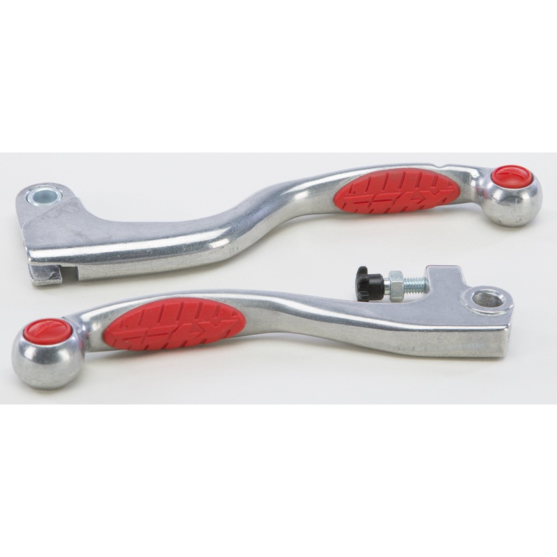 FLY RACING GRIP LEVER SET RED 201-008