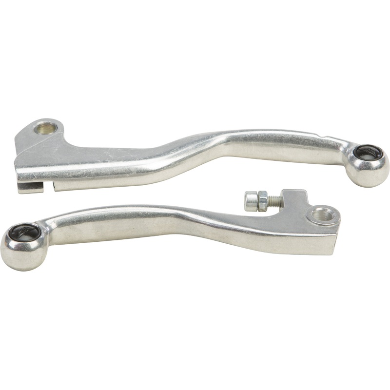 FLY RACING PRO SHORTY LEVER SET POLISHED 161-012