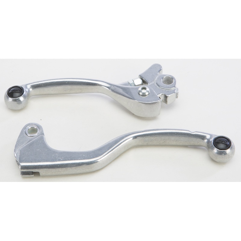 FLY RACING PRO SHORTY LEVER SET POLISHED 165-003