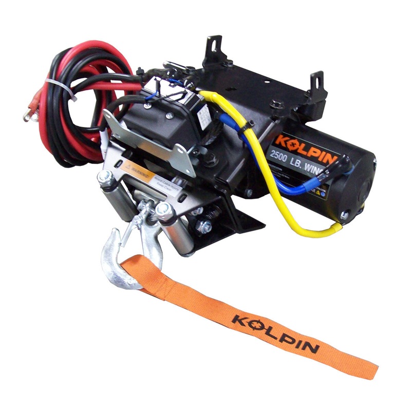 Honda ATV Kolpin Quick-Mount Winch 2500 lb Steel Cable 26-1020