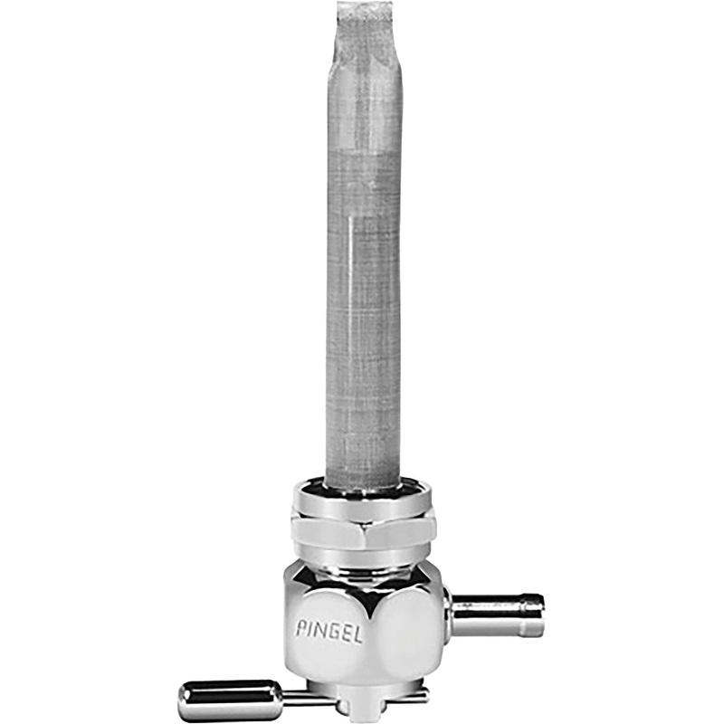PINGEL ENT POWER-FLO PETCOCKCHROME OVAL WITH RES 22MM 6311-CHO