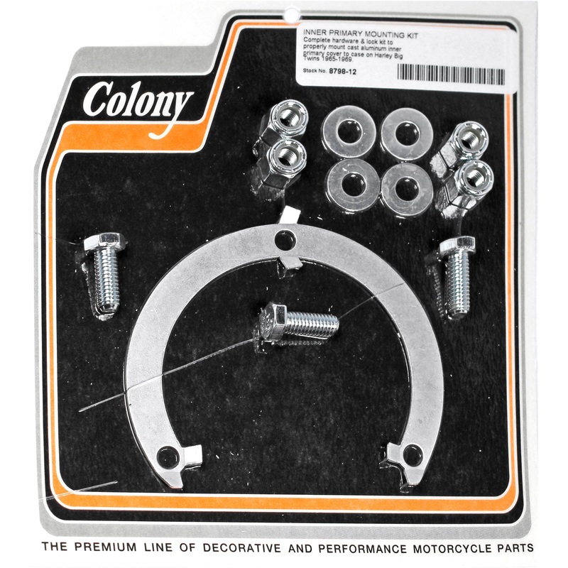 COLONY MACHINE INNER PRIMARY MOUNT KIT SHOVELHEAD 65-69 8798-12