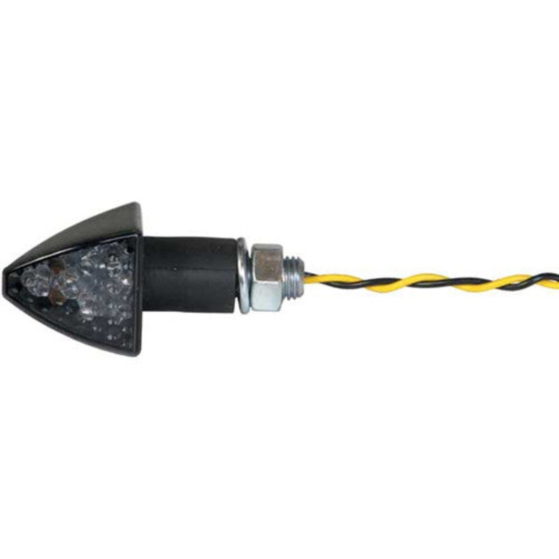DMP LED MARKER LIGHT FUSES STALK MOUNT BLACK W/CLEAR LENS 900-2021