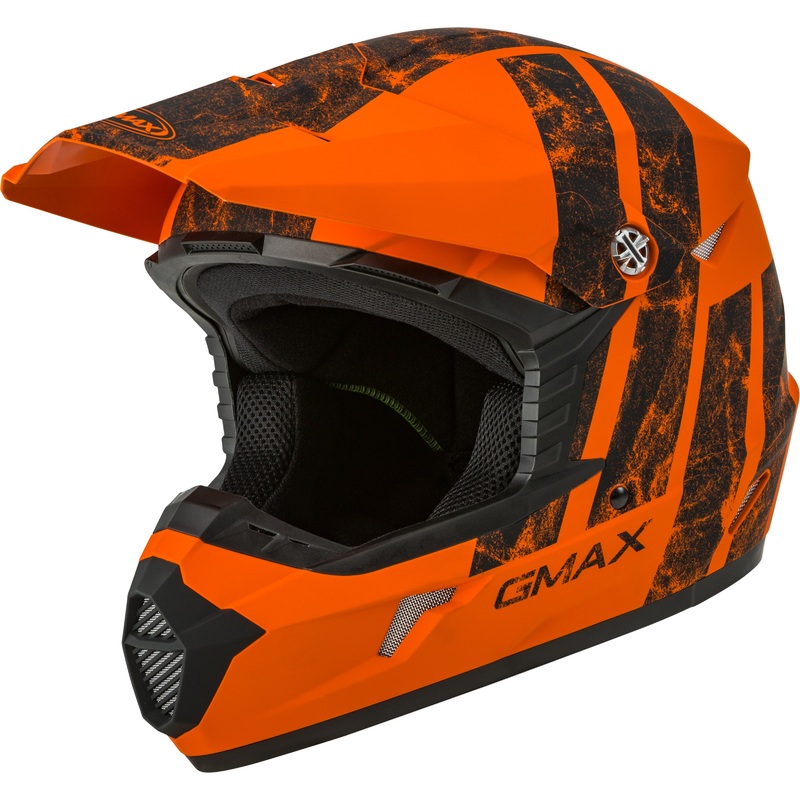 GMAX MX-46 OFF-ROAD DOMINANT HELMET MATTE ORANGE/BLACK XL G3464137