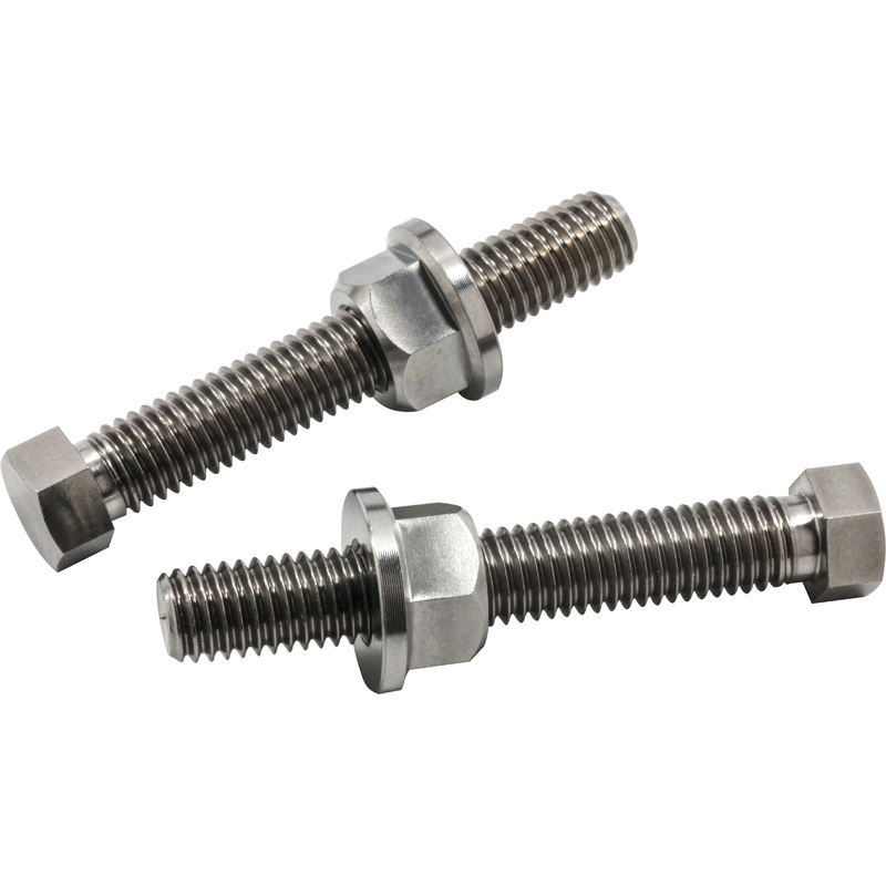 WORKS TI AXLE ADJUSTER BOLTS JAP 8X52MM/10MM / 8MM/12MM NUTS 70-630