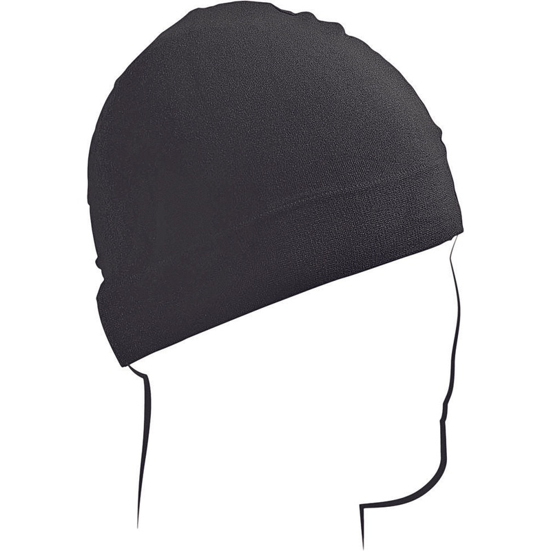 ZAN HELMET LINER NYLON DOME BLACK ND001