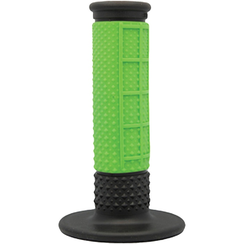 AVON X.9 HALF WAFFLE GRIPS GREEN/BLACK MXW07