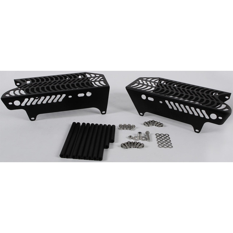 UNABIKER RADIATOR GUARD (BLACK) BTA4T-K