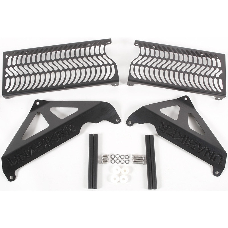 UNABIKER RADIATOR GUARD (BLACK) KKLX09250S-K