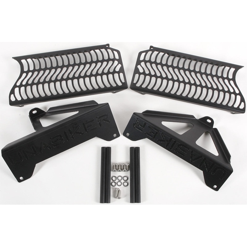 UNABIKER RADIATOR GUARD (BLACK) SDRZ2-K