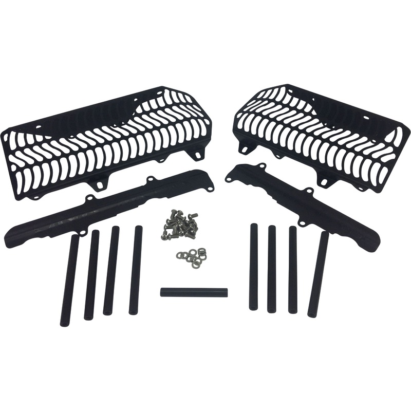 UNABIKER RADIATOR GUARD KAWASAKI BLACK KKX17250F-K