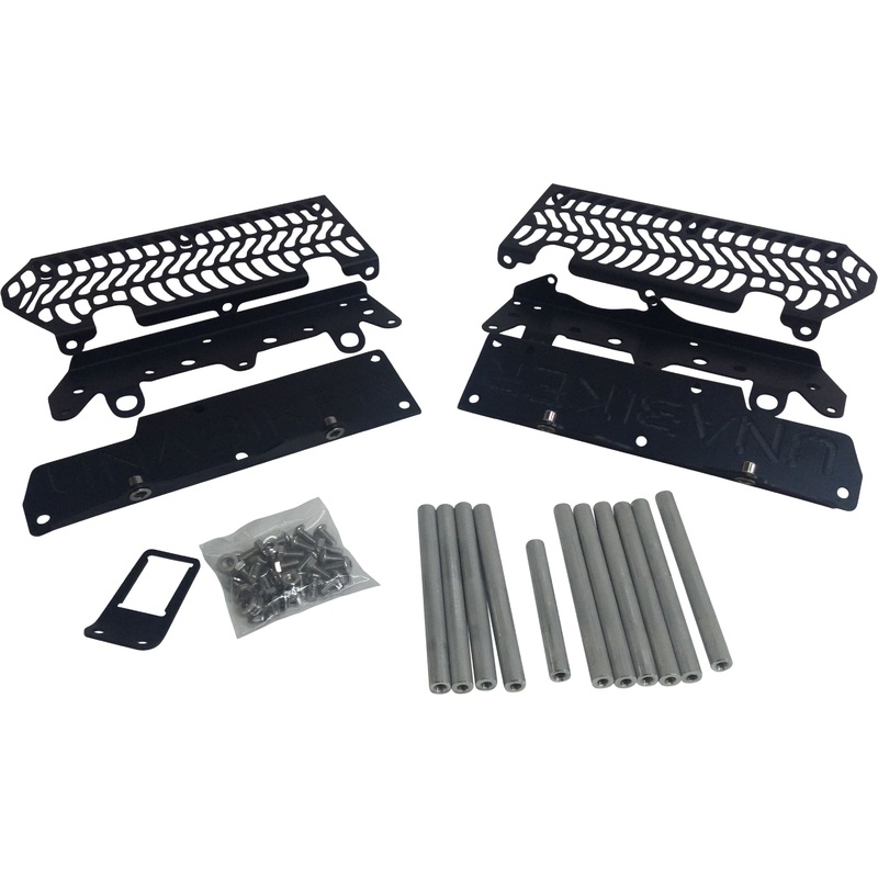 UNABIKER RADIATOR GUARDS KTM BLACK 19KTMXCF