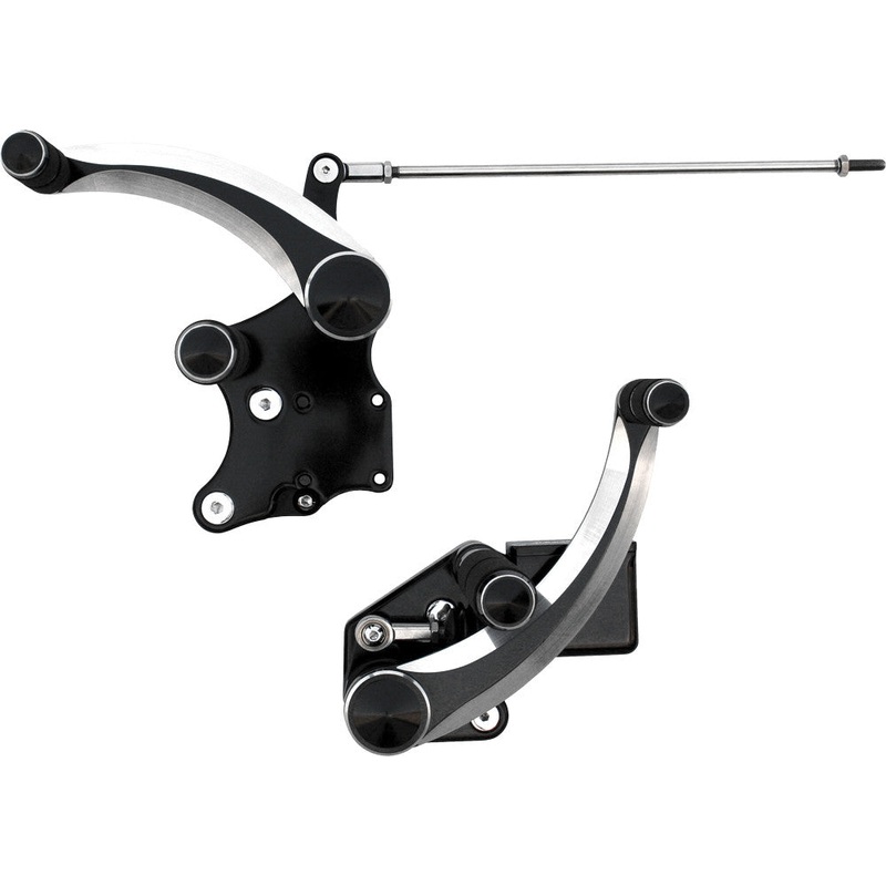 ACCUTRONIX SOFTAIL FORWARD CONTROLS TC BLACK FC106-SIN