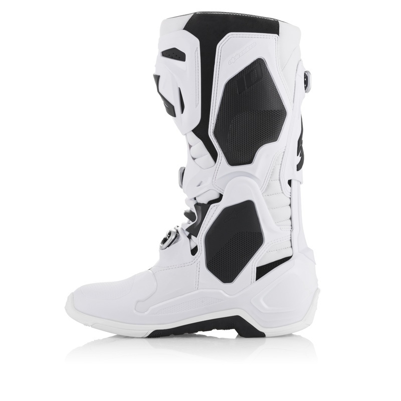 ALPINESTARS TECH 10 BOOTS WHITE SIZE 08 2010020-20-8