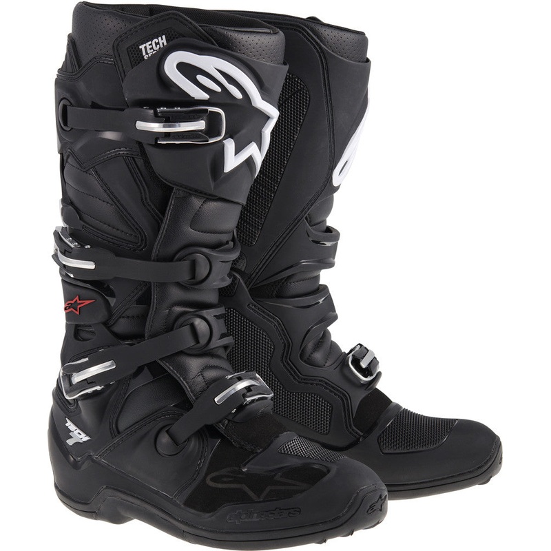 ALPINESTARS TECH 7 BOOTS BLACK SZ 09 2012014-10-9