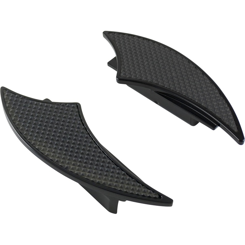 BAGGERNATION WEDGY PASSENGER FOOTBOARDS BLACK WPF-CL-B