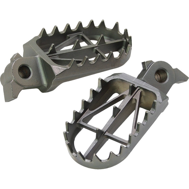 DRC WIDE FOOTPEGS BLACK CHROME D48-02-534