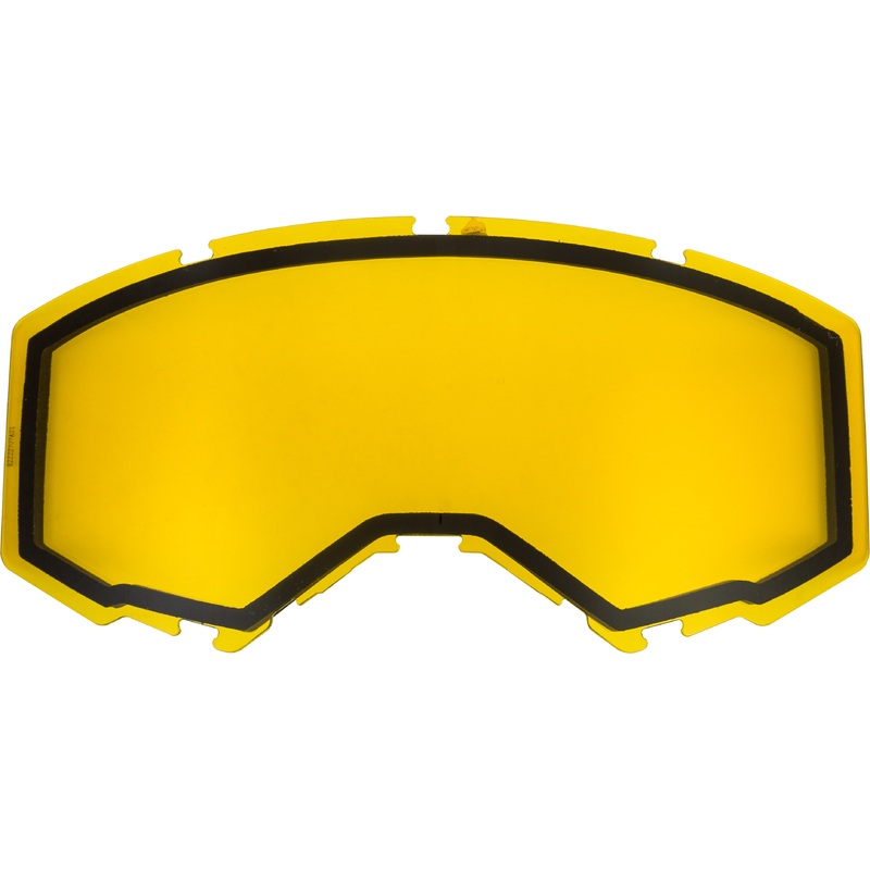 FLY RACING DUAL LENS W/O VENTS ADULT YELLOW FLB-012