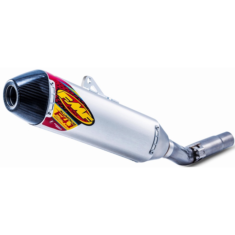 FMF FACTORY 4.1 RCT SS ALUM S/O W/CARBON CAP 42374