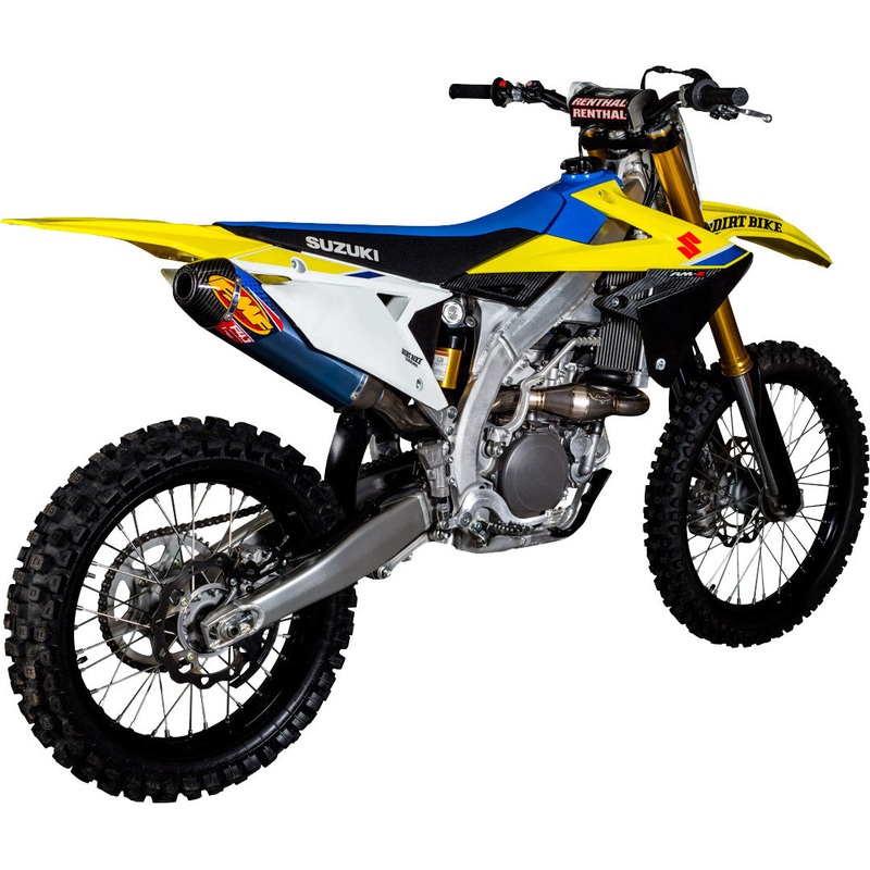 FMF FACTORY 4.1 TI RCT W/ CAR CAP SYS TI MID/HDR RMZ450 43367