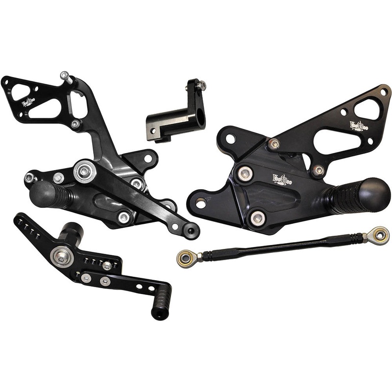 VOODOO BILLET REAR SET BLACK VRD1307
