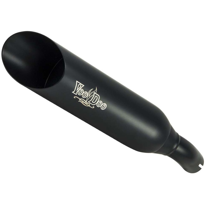 VOODOO SHORTY SLIP-ON EXHAUST BLACK VER3L5B